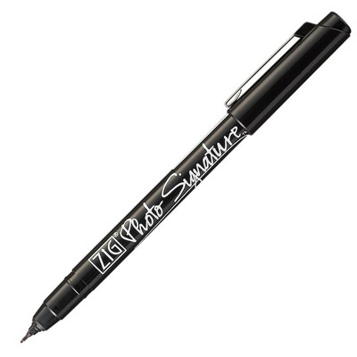 ZIG Photo Signature Marker Black 12pk Ps220 010 for sale