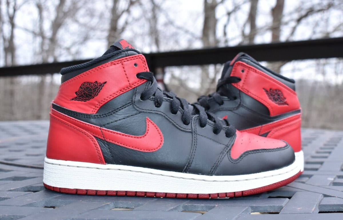 Nike Air Jordan 1 Retro High OG BG 'Bred' 2013 575441-023 Nike Air Jordan 1 Retro High OG BG 'Bred' 2013 575441-023