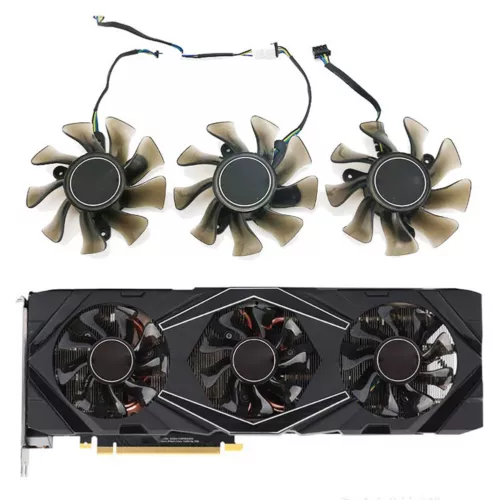 75mm für GALAX GeForce RTX2070/2080/2080ti OC Grafikkarten-Lüfter GA82S2H 4Pin