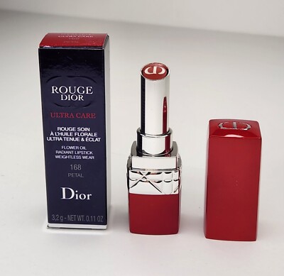 Dior 168 PETAL rouge dior ultra care radiant lipstick New In Box