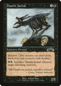 Dauthi Jackal Exodus MTG NM