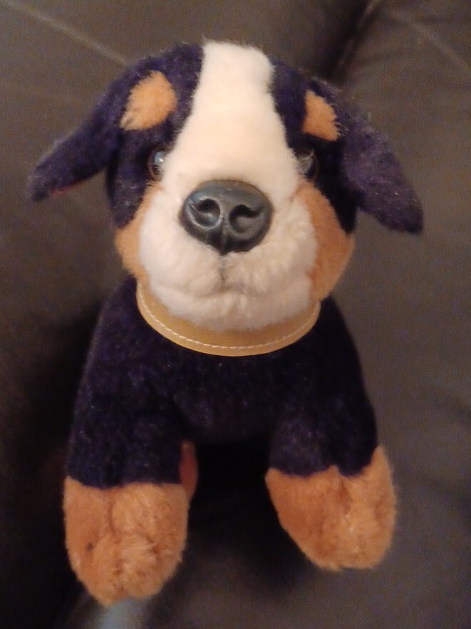 Keel Toys Plush Soft Toy 8" Cute Puppy Benji Bernese Mountain Dog