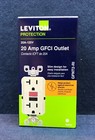 Leviton GFNT2-0RI Ivory Thermoplastic 20A 125V 2-Pole 3-Wire Duplex GFCI Outlet
