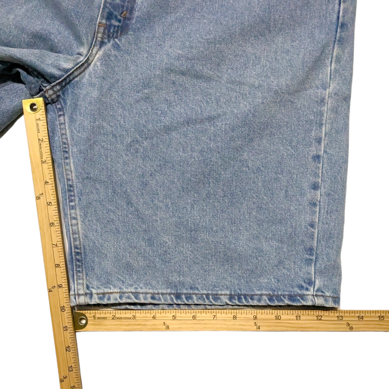 Vintage Levi's 550 Relaxed Fit Denim Jean Shorts Mens 40 Fits 39x10 Grunge Y2K thumbnail 7