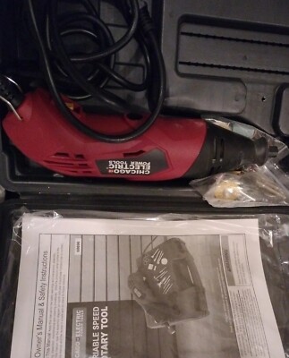 Chicago Electric 40457 4-Speed Variable Speed Rotary Tool Kit