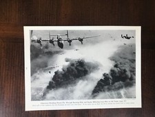1946 vintage original magazine photo U.S. Army Air Force Bombing Ploesti WWII