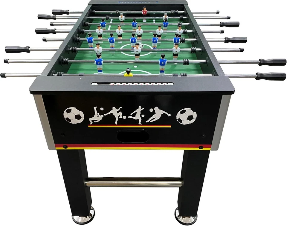 Izzy Tischkicker Profi-Kickertisch, Höhenverstellbar, inkl. 3 Bällen - Bild 2 von 4