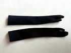 Vintage Barbie Long Black Gloves, Solo In The Spotlight Career Girl 1960s MINT,