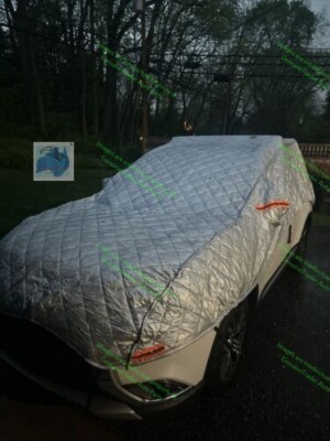 X AUTOHAUX Outdoor Car Cover For Hyundai Tucson - Waterproof Sun Rain Protection With Zipper