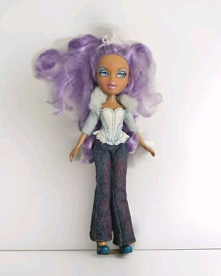 Bratz Masquerade Geneva Sea Goddess Mermaid Doll Purple Hair MGAE VGUC C416G 