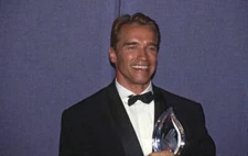 American bodybuilder Arnold Schwarzenegger 1990s Historic Old Photo 1