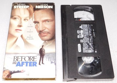 Before After VHS Meryl Streep Liam Neeson Murder Thriller ...