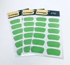 Cannon Sports Under Eye Green Stickers 3 Pk of 6 Football Baseball & Lacrosse