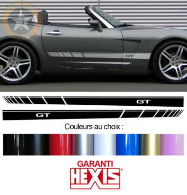 2 x LOW BODY STRIPS FOR OPEL GT 2007 STICKER STICKER BD573-51*