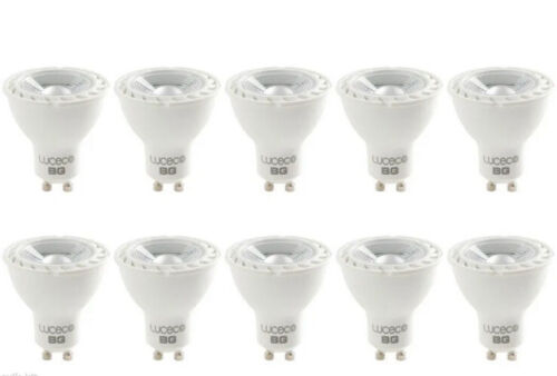 Paquete de 10 bombillas LED GU10 3,5W = 35W blancas cálidas 260 lúmenes no regulables - Imagen 1 de 4