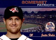 2011 Somerset Patriots Choice #17 Justin Huber Victoria Australia Baseball Card