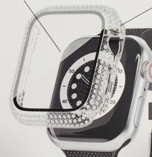 Withit Fashion Bumper w Glass Cover Protection For 38MM Apple Watch Clear Bling