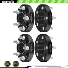 4X 1" 25mm Hub Centric Wheel Spacers 5x4.5 Fits Hyundai Genesis Mitsubishi Mazda