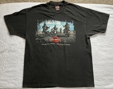 VTG 1996 Harley Davidson T Shirt XL Made in USA Fort Myers Florida Biker Ride