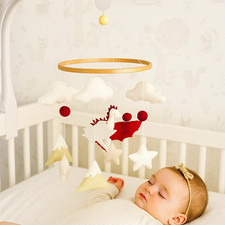 Dragon Baby Mobile Cloud Felt Nursery Crib Handmade For Girl Baby Shower Gift