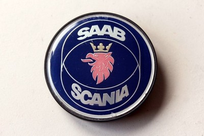 Seltene OEM Original SAAB SCANIA 4566311 Alu-Radmitte Kunststoffkappe...
