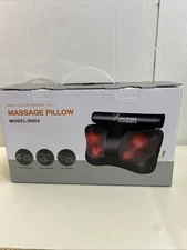 Viktor Jurgen Deep Kneading Neck Massage Pillow Shiatsu New In Box