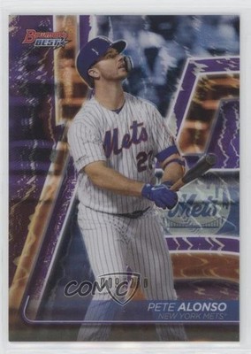 2020 Bowman's Best Purple Refractor 9/250 Pete Alonso #23 qf6
