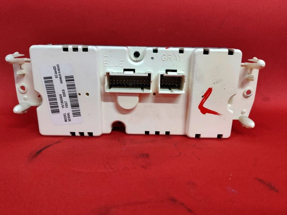 Chevy Chevrolet GMC Cadillac 2003-2005 unidad de control de clima HVAC 15195564 Foto 3 de 4