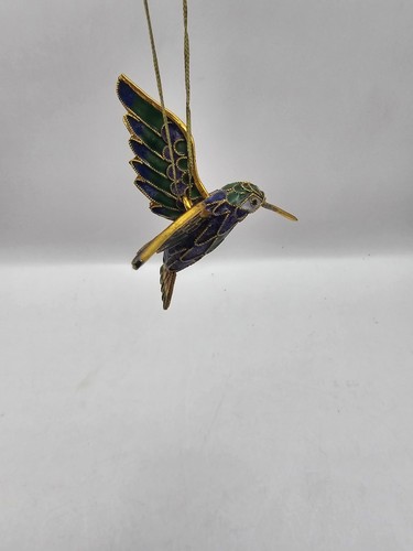 Cloisonne Enamel Hummingbird Ornament Beautiful!