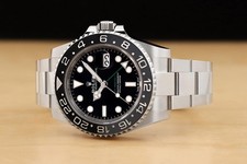 2024 NEW CARD ROLEX GMT MASTER II 126710 GRNR BRUCE WAYNE STEEL OYSTER WATCH 2