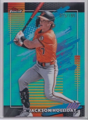 2026 Topps Finest Jackson Holliday 075/199 Baltimore Orioles #104