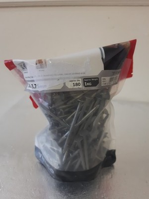 Timco 3,75 x 65 mm Schlagnagel verzinkt großer Durchmesser Kopf Dachdeckernagel - 1 kg
