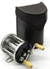 J.A. Coxe Coronet 25 Fishing Reel with Original Leather Case — photo 1