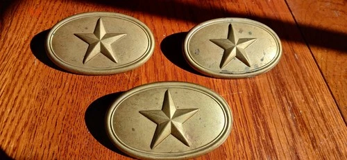 Texas/Mississippi Civil War Cartridge Box Plate Reproduction