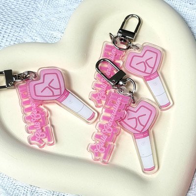 SNSD GIRLS' GENERATION ACRYLIC KEYCHAIN LIGHT STICK KPOP IDOL MERCH FANMADE L28