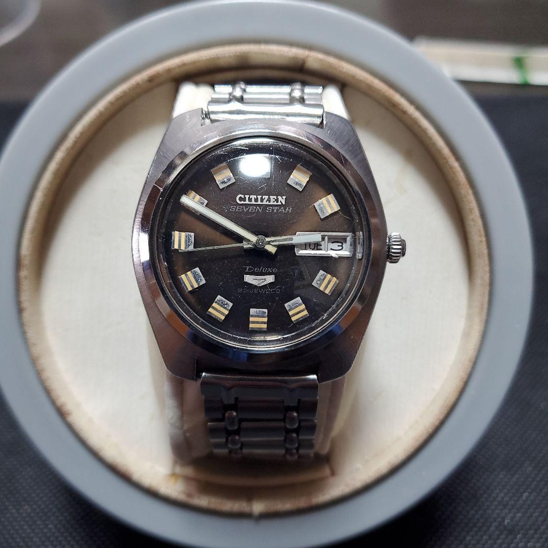 CITIZEN SEVEN STAR Deluxe 自動巻き腕時計 Citizen Seven Star Deluxe Automatic 25 jewels | eBay