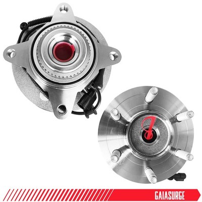 4WD Pair Front Wheel Hubs and Bearing Assembly for 2004 2005 Ford F-150 Heritage