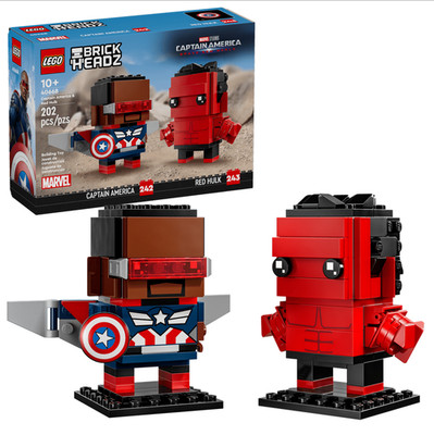 LEGO  40668 BrickHeadz Captain America + Red Hulk neu OVP Marvel Camic Bauset