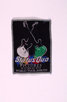 Status Quo Band Patch Original 40 Jahre Hits World Tour Souvenir 2006/07