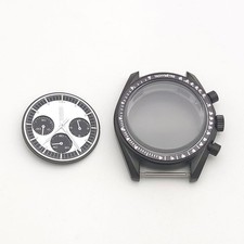 40mm Stainless Matte Watch Case Strap Minerals for VK63 Movement 32.5mm Dial