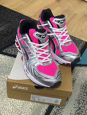 ASICS GEL-Kayano 14 Herren Sneaker Sportschuh Mesh atmungsaktiv EU 44 Rosa