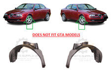 NEW FOR ALFA ROMEO 156 97-06 FRONT INNER WHEEL ARCH COVER LINER PAIR SET