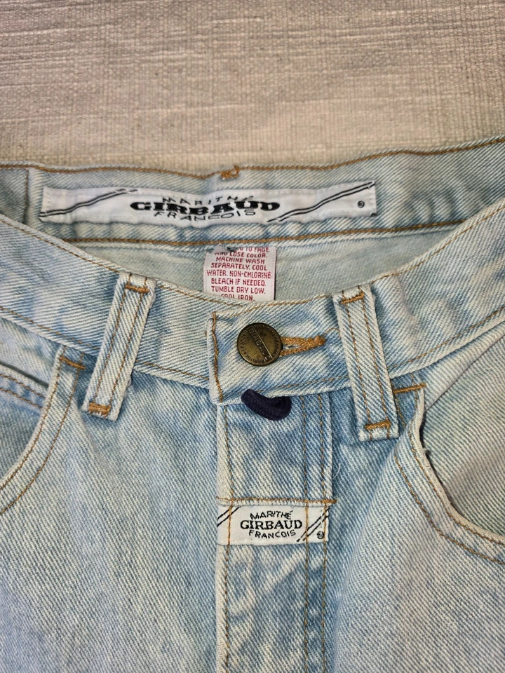 Легкие вареные джинсы 28x32 François Marithé Girbaud — сделано в США 90-е - Изображение 2 из 4