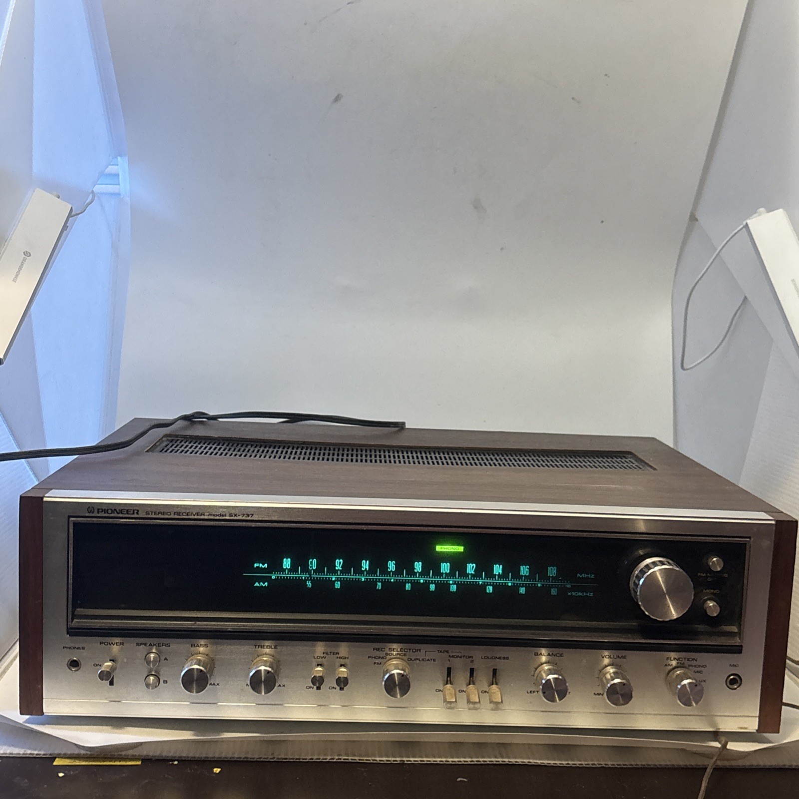 Pioneer SX 737 vintage audio equipment - eBay listing photo 3