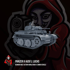 German Panzer II Ausf.L Luchs Bolt Action World War II 28mm Wargaming