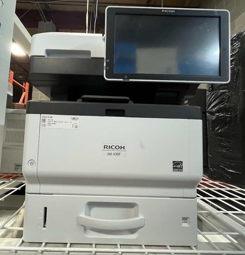 Ricoh IM 430F Monochrome Laser Multifunction Printer – Copier Scanner Fax