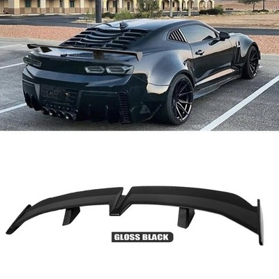For Chevrolet Camaro RS SS Glossy 55'' Rear Trunk Spoiler PRO Racing Rear Wing