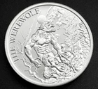 2010 The Werewolf Intaglio Mint 1 Troy oz .999 Fine Silver Round