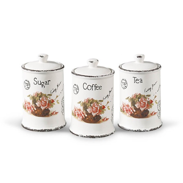 3-Teilig Keramik KüChenbehäLter Vorratsdose Maestro MR-20050-03CS-image
