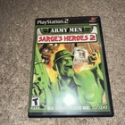 TESTED Army Men: Sarge's Heroes 2 PlayStation 2 PS2 CIB Complete